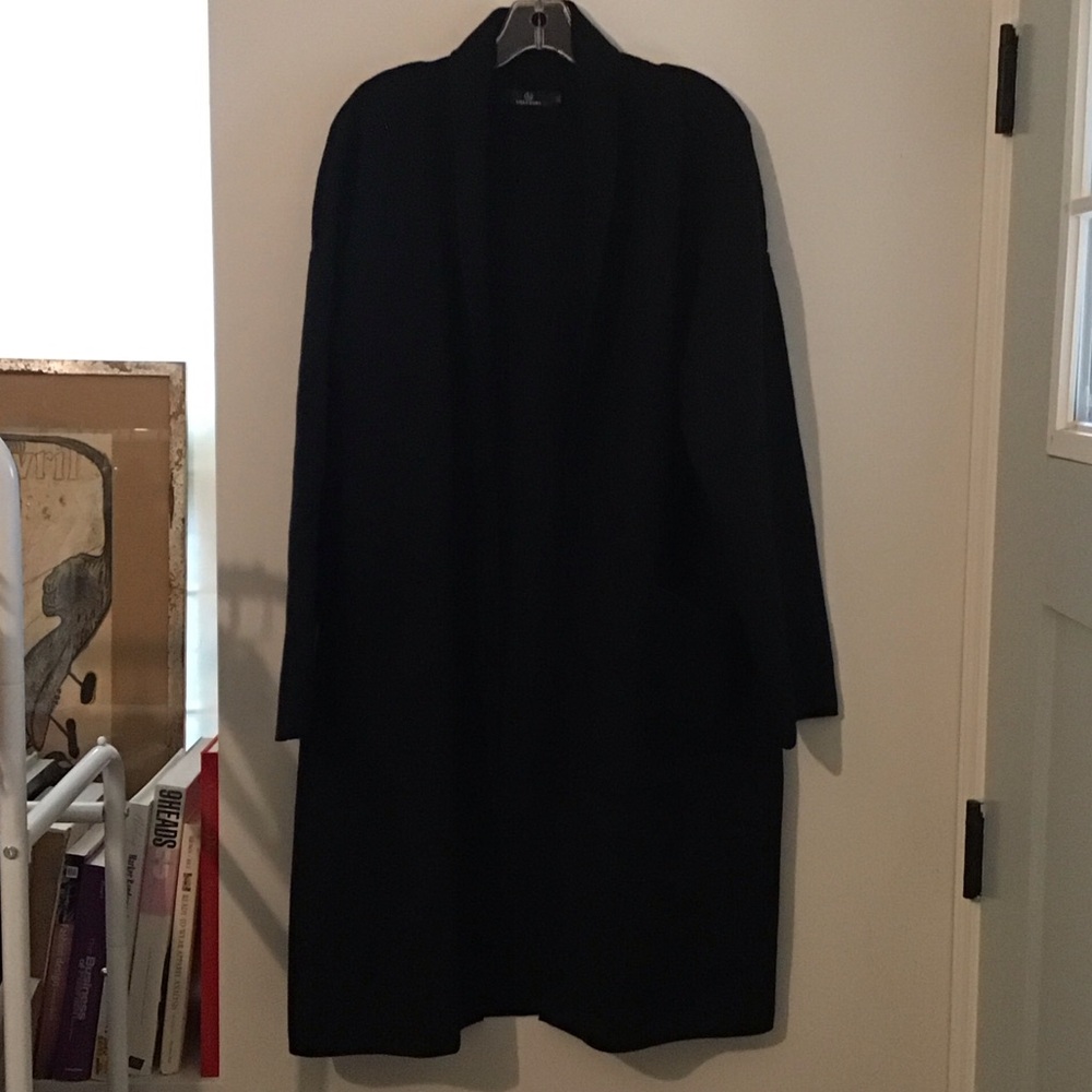 Black Women's Long Sweater Jacket